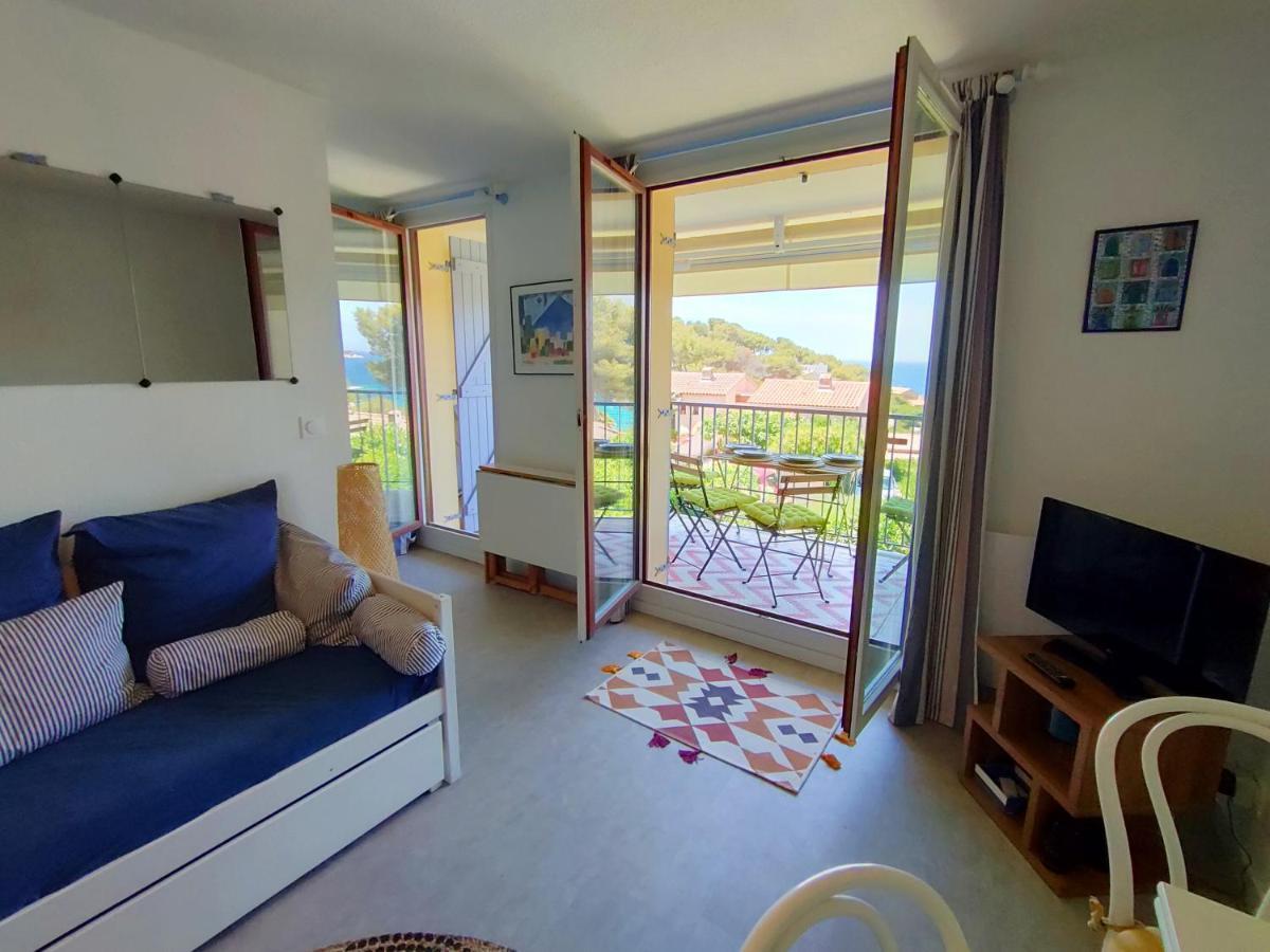 Appartement Avec Terrasse Vue Mer, Proximite Plage, Place Parking Sanary-sur-Mer Eksteriør bilde